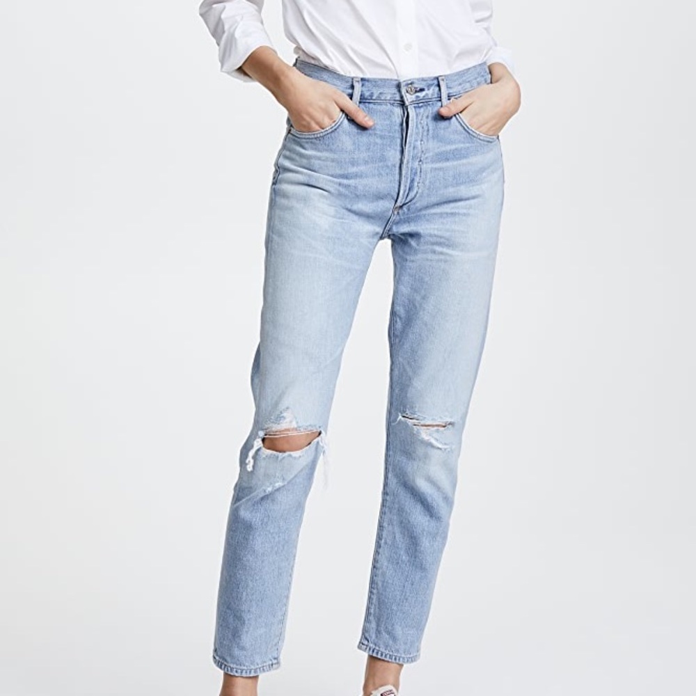 Citizens of humanity liya size 25 color torn